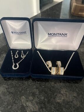 Montana Silversmith western inspired jewelry necklace and earings sets(2)